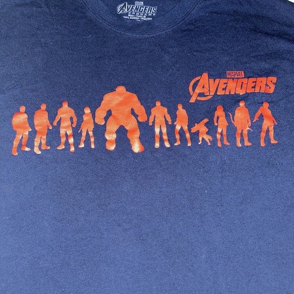 Avengers Endgame T Shirt Medium Navy Blue Unisex - Picture 2 of 4